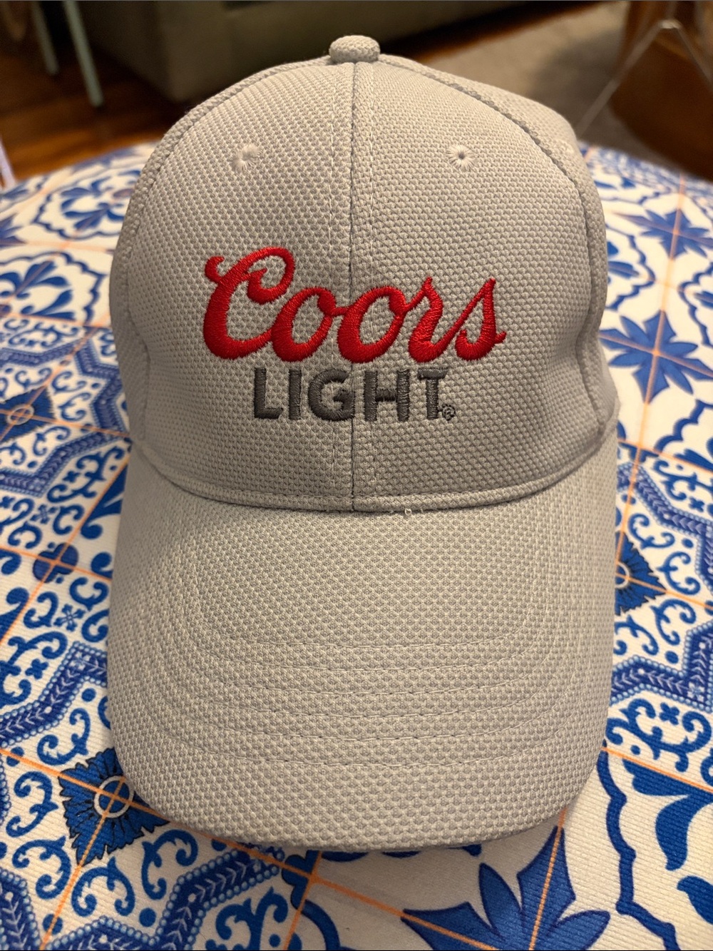 Coors Light Gray Mesh Baseball Cap - Branded Beer Hat